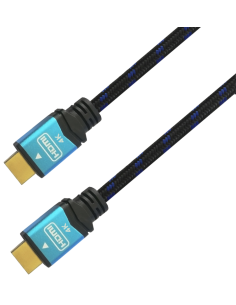 CABLE HDMI AISENS V2.0 PREMIUM 4K60HZ 18GBPS A/M-A/M 2.0M NEGRO AZUL