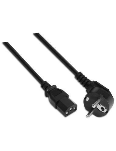 CABLE ALIMENTACION AISENS CPU CEE7/M-C13/H NEGRO 3mts