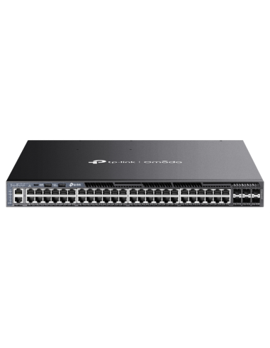 SWITCH OMADA 48-PORT GIGABIT STACKABLE L3 MANAGED POE+ WITH 6 10GE SLOTS