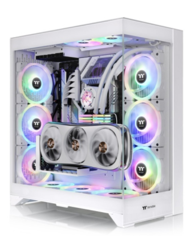 CAJA THERMALTAKE CTE E600 MX SNOW ATX 2XUSB 3.0 SIN FUENTE BLANCO