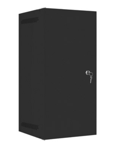 ARMARIO LANBERG MURAL RACK 10" 12U/280X310 FLAT PACK NEGRO PUERTA METAL