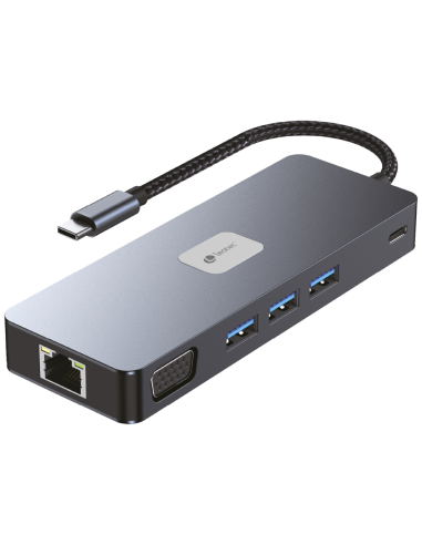 LEOTEC DOCKING STATION 11-1 PLUS 1USB-C PD100 3USB3.2 HDMI VGA GGL LECTJSD MCSD