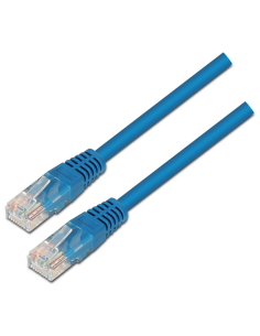 CABLE RED AISENS LATIGUILLO RJ45 CAT.5E UTP AWG24 AZUL 1.0M