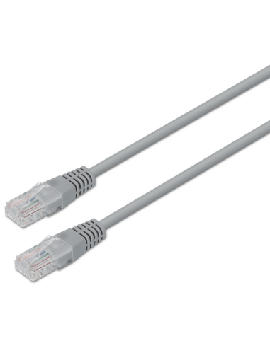 CABLE RED AISENS LATIGUILLO RJ45 CAT.5E UTP AWG24 GRIS 10M