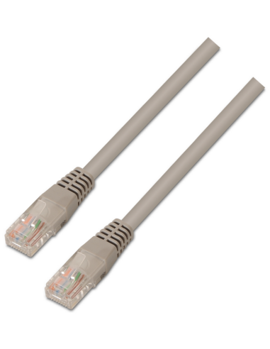 CABLE RED AISENS LATIGUILLO RJ45 CAT.5E UTP AWG24 GRIS 3.0M