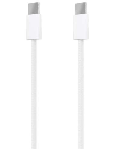 CABLE AISENS USB 2.0 3A 60W APPLE USB-C/M-USB-C/M BLANCO 1.0M