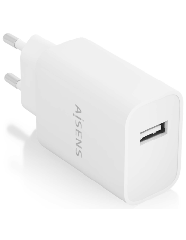 CARGADOR AISENS USB 10W ALTA EFICIENCIA 5V/2A BLANCO