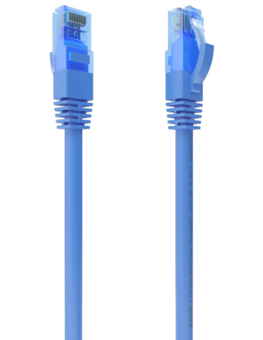 CABLE RED AISENS LATIGUILLO RJ45 CAT.6 UTP AWG26 CCA AZUL 30CM