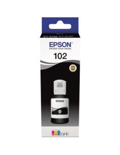 TINTA EPSON ECOTANK BOTELLA NEGRA 102 / ET-4750 / ET-3750 / ET-3700 / ET-2750 / ET-2700 / 127ml / (C13T03R140)