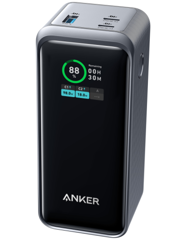 CARGADOR PARED ANKER PRIME 200W 20.000mAh NEGRO