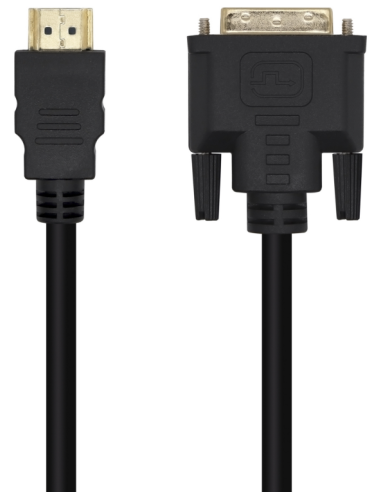 CABLE DVI A HDMI DVI18+1/M-HDMI A/M NEGRO 3.0M