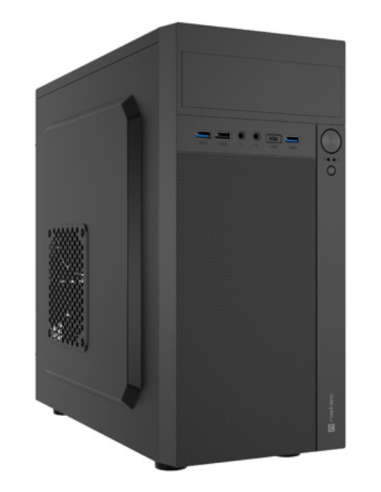 CAJA NATEC HELIX MATX MINITORRE 1XUSB-C 2XUSB3.0 1XUSB2.0 NEGRO SIN FUENTE