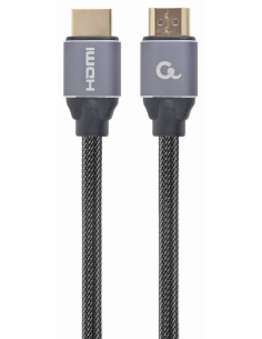 CABLE HDMI 2.0 4K 60HZ GEMBIRD CCBP-HDMI-2M PREMIUM TRENZADO ETHERNET 2M NEGRO