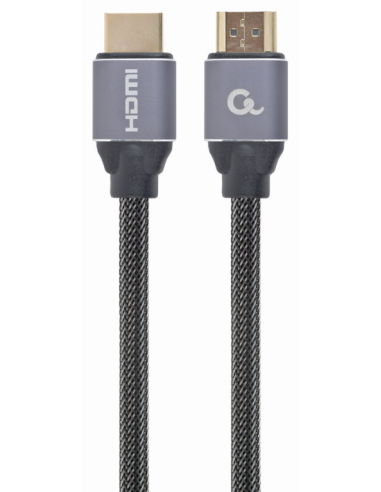 CABLE HDMI 2.0 4K 60HZ GEMBIRD CCBP-HDMI-2M PREMIUM TRENZADO ETHERNET 2M NEGRO