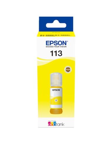 TINTA EPSON ECOTANK 113 BOTELLA AMARILLA / 5880 / 5850 / 5800 / 16550 / 16600 / 70ml / (C13T06B440)