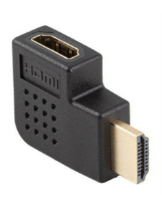 ADAPTADOR 4K LANBERG HDMI(M) A HDMI(H) ANGULO IZQUIERDA