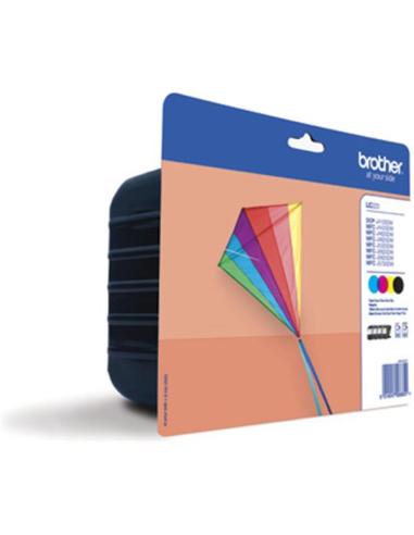 PACK TINTA BROTHER 4 COLORES DCP-J4120DW / MFC-J4420DW / MFC-J4620DW / MFC-J5320DW / MFC-J5620DW / MFC-J5720DW / 550 PAG. (LC223