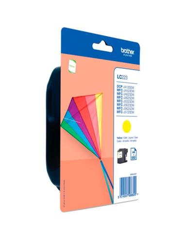 TINTA BROTHER AMARILLA DCP-J4120DW / MFC-J4420DW / MFC-J4620DW / MFC-J5320DW / MFC-J5620DW / MFC-J5720DW / 550 PAG. (LC223Y)