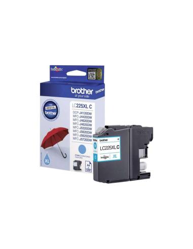 TINTA BROTHER CYAN DCP-J4120DW / MFC-J4420DW / MFC-J4620DW / MFC-J5320DW / MFC-J5620DW / MFC-J5720DW / 1200 PAG. (LC225XLC)