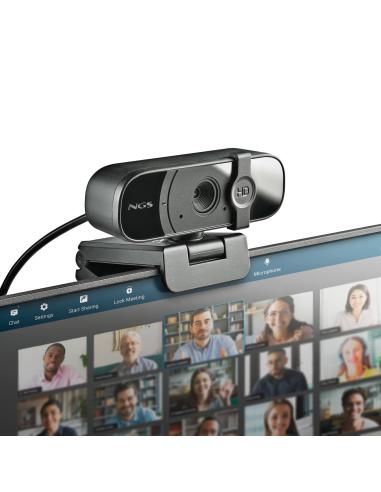 CAMARA WEBCAM NGS PC FHD 1920 X 1080 CONEXION 2.0 USB MICROFONO INCORPORADO