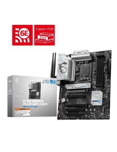 PLACA BASE MSI PRO B760 GAMING PLUS WIFI 1700 ATX 4XDDR4