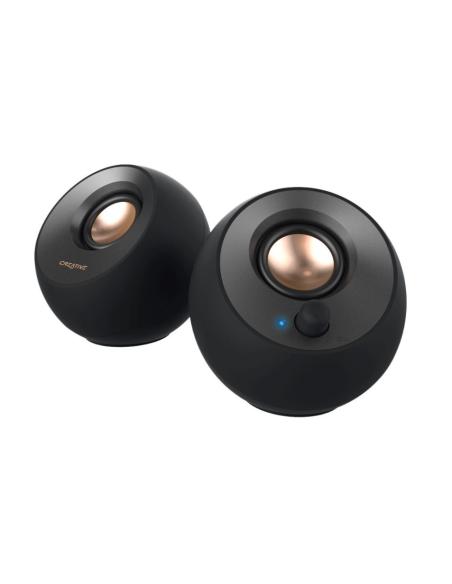 ALTAVOCES CREATIVE PEBBLE 2.0 V2 USB-C NEGRO