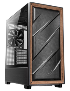 CAJA GAMING ANTEC FLUX E-ATX 2XUSB3.0 ,1XTYPE C 10GBPS S/F WOOD