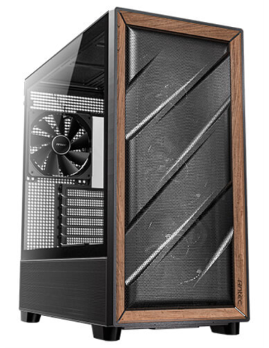 CAJA GAMING ANTEC FLUX E-ATX 2XUSB3.0 ,1XTYPE C 10GBPS S/F WOOD