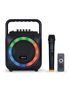 ALTAVOZ FONESTAR PORTATIL KARAOKE MICRO 35W USB BLUETOOTH RGB BATERIA BOX35-LED