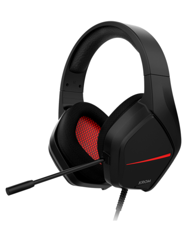 AURICULAR GAMNG KROM KOPA MOVE ESTEREO NEGRO ROJO