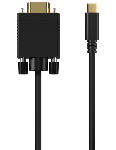 CABLE CONVERSOR AISENS USB-C A VGA USB-C/M-HDB15/M NEGRO 1.8M