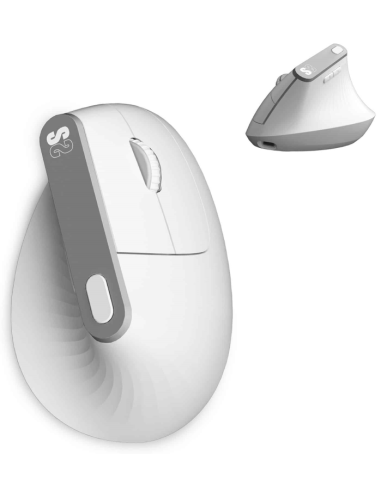RATON SUBBLIM NATURE VERTICAL ERGO DUAL BATTERY WHITE
