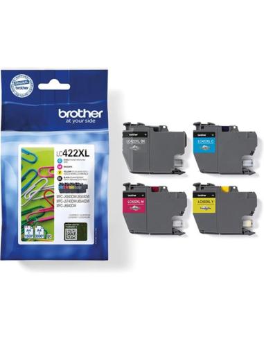 PACK TINTA BROTHER 4 COLORES ALTA CAPACIDAD / MFC-J5340DW / MFCJ5740DW / MFCJ6540DW / MFCJ6940DW / (LC422XLVAL)