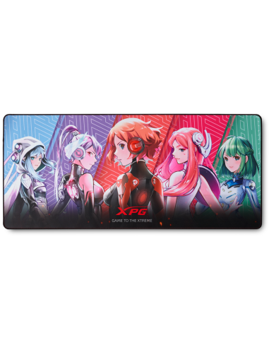 ALFOMBRILLA GAMING XPG FRONTLINE XL XTREME SAGA 01 NEGRO 900X400X3