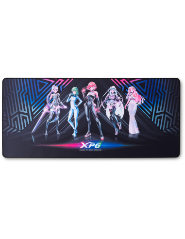 ALFOMBRILLA GAMING XPG FRONTLINE XL XTREME SAGA 02 NEGRO 900X400X3