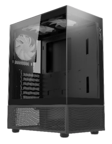 CAJA GAMING XPG INVADER X MINI ATX 1XUSB-C 2XUSB SIN FUENTE ARGB NEGRO