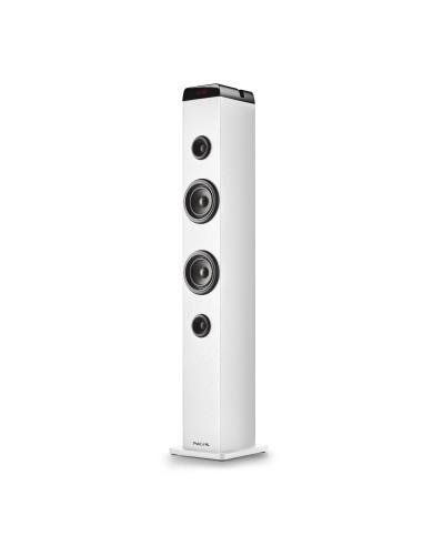 ALTAVOCES NGS BLUETOOTH TOWER SKYCHARMPRO 80W BTUSBOPTICAAUXMIC WHITE