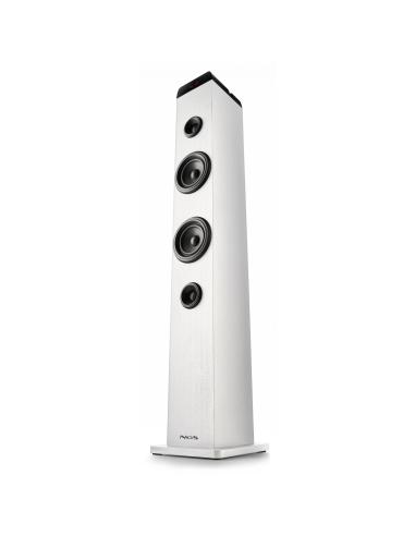 ALTAVOCES NGS BLUETOOTH TOWER SKYCHARMPRO 80W BTUSBOPTICAAUXMIC WHITE