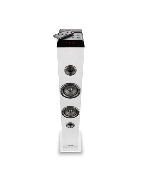 ALTAVOCES NGS BLUETOOTH TOWER SKYCHARMPRO 80W BTUSBOPTICAAUXMIC WHITE
