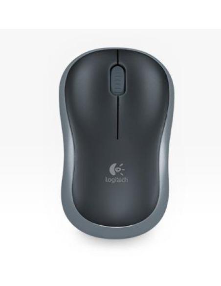 RATON LOGITECH WIRELESS OPTICAL M185 NEGRO-GRIS P/N: 910-002235