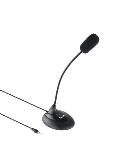 MICROFONO SOBREMESA TOOQ FLEXIBE NEGRO TQMM-213