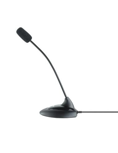 MICROFONO SOBREMESA TOOQ FLEXIBE NEGRO TQMM-213