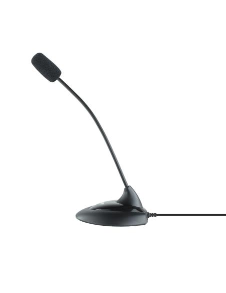 MICROFONO SOBREMESA TOOQ FLEXIBE NEGRO TQMM-213