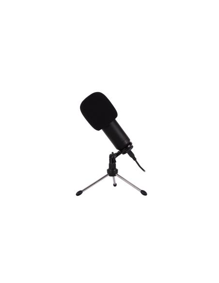 MICROFONO SOBREMESA COOLBOX COOLCASTER 03 CONDESADOR PODCAST COO-MIC-CPD03