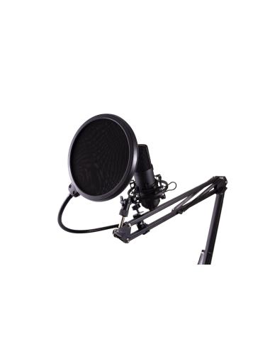 MICROFONO SOBREMESA COOLBOX COOLCASTER 03 CONDESADOR PODCAST COO-MIC-CPD03