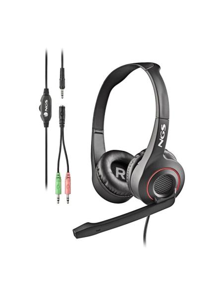 AURICULAR NGS CON MICROFONO MSX10PRO NEGRO CVOLUMEN