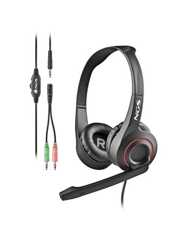 AURICULAR NGS CON MICROFONO MSX10PRO NEGRO CVOLUMEN