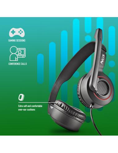 AURICULAR NGS CON MICROFONO MSX10PRO NEGRO CVOLUMEN