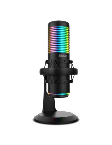MICROFONO SOBREMESA KROM KAZE STREAMING USB RGB