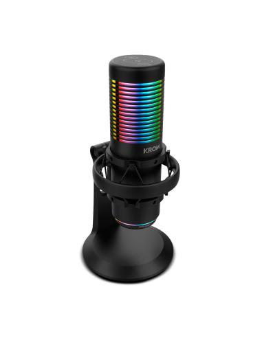 MICROFONO SOBREMESA KROM KAZE STREAMING USB RGB